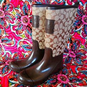 Coach Rainboots